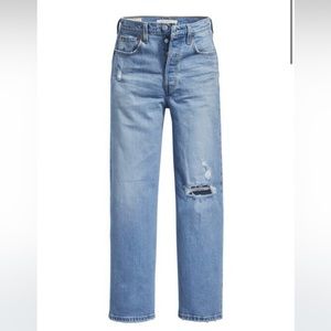 Levi’s Ribcage Straight Ankle jean in Tango Fade
